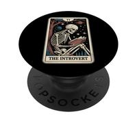 I Tarocchi introversi Indoorsy Antisociale Introverso PopSockets PopGrip Adesivo