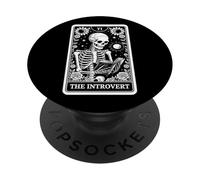 I Tarocchi introversi Indoorsy Antisociale Introverso PopSockets PopGrip Adesivo