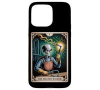 I Tarocchi Master Welder Skeleton - Welding Expert Power Men Custodia per iPhone 15 Pro Max