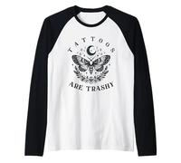 I Tatuaggi Sono trasandati Maglia con Maniche Raglan