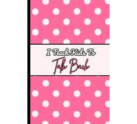 I Teach Kids To Talk Back: 6×9 Blank Lined Journal for Speech Therapists & Assistants - Perfect SLP Gift