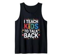 I Teach Kids To Talk Back Coach di logopedia --- Canotta