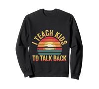 I Teach Kids To Talk Back Coach di logopedia |- Felpa