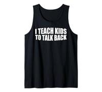 I Teach Kids To Talk Back Coach logopedista ------- Canotta
