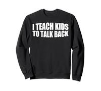 I Teach Kids To Talk Back Coach logopedista ------- Felpa