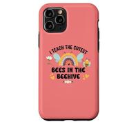 I Teach the Cutest Bees in the Bee Hive Pre School Teacher Custodia per iPhone 11 Pro