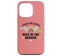 I Teach the Cutest Bees in the Bee Hive Pre School Teacher Custodia per iPhone 13 Pro
