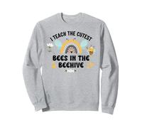 I Teach The Cutest Bees in The Bee Hive Pre School Teacher Felpa