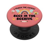 I Teach the Cutest Bees in the Bee Hive Pre School Teacher PopSockets PopGrip Adesivo