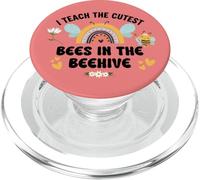 I Teach the Cutest Bees in the Bee Hive Pre School Teacher PopSockets PopGrip per MagSafe