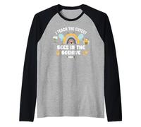 I Teach The Cutest Bees in The Bee Hive Teacher Kindergarten Maglia con Maniche Raglan