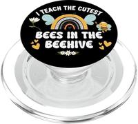 I Teach the Cutest Bees in the Bee Hive Teacher Kindergarten PopSockets PopGrip per MagSafe