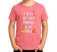 I Teach The Cutest Pumpkins In The Patch - Dolce Halloween Insegnante Zucca Design, Colore: rosa., 12 anni