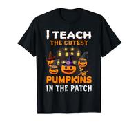 I Teach The Cutest Pumpkins in The Patch Funny Halloween Maglietta