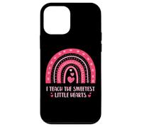 I Teach The Sweetest Little Hearts School Teacher Custodia per iPhone 12 mini