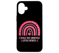 I Teach The Sweetest Little Hearts School Teacher Custodia per iPhone 16 Plus
