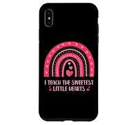 I Teach The Sweetest Little Hearts School Teacher Custodia per iPhone XS Max