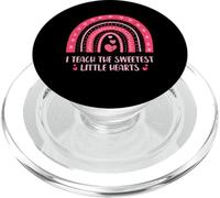 I Teach The Sweetest Little Hearts School Teacher PopSockets PopGrip per MagSafe