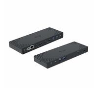 i-Tec - Adattatore multifunzione USB 3.0/USB-C/Thunderbolt 3 Dualdock Power Delivery 100W - CADUA4KDOCKPDL2