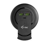 i-tec USB HUB da Tavolo con 2X USB 3.0 Quick Charge e 1x USB-C con Power Delivery 60W