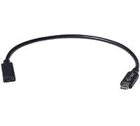 i-tec C31EXTENDCBL cavo USB 0,3 m USB 3.1 Type-C Nero