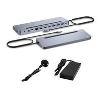 I-tec C31FLAT2PDPRO100WUK replicatore di porte e docking station per laptop Cabl