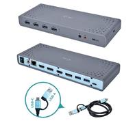 I-tec CADUAL4KDOCKUK replicatore di porte e docking station per laptop Cablato U