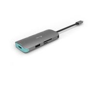 I-TEC Dock Station USB-C 4K HDMI con Power Delivery 100W Argento/Turchese