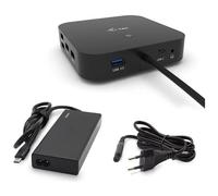 i-tec USB-C Dual Display Docking Station with Power Delivery 65W + Universal Charger 77 W