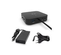 i-tec - Docking station USB-C 2x4K con alimentatore PD da 65 W.