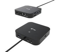 i-tec USB-C HDMI Dual DP Docking Station with Power Delivery 100 W + Universal Charger 100 W