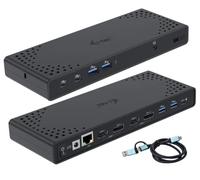i-tec CADUA4KDOCKPDL2 replicatore di porte e docking station per notebook Cablato USB 3.2 Gen 1 [3.1 Gen 1] Type-C Nero (USB-A/
