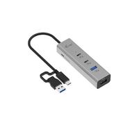 i-tec Hub di Ricarica Universale Metallo 4 Porte USB-C/USB-A Power Delivery 85W Argento