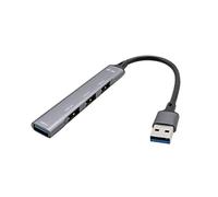 Hub USB 4 Porte i-tec Metal USB 3.0 1x USB 3.0 + 3x USB 2.0 Metallo Autoalimentato 0,19 m