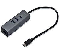 I-tec Usb C 3 Port Hub+ethernet Adapter One Size Grey