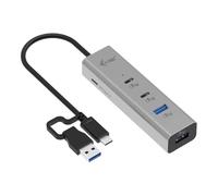 i-tec Metal Universal Charging HUB 2xUSB-C + 2x USB-A Port + Power Delivery 85W (CAHUBMETAL2A2CPD)