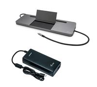i-tec Metal USB-C Ergonomic 4K 3x Display Docking Station con Power Delivery 85 W + Universal Charger 112 W - Nouvo