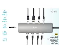 i-tec Metal USB-C Nano 2x Display Docking Station with PD 100 W + Charger 100W (C31NANOHDM2D100)