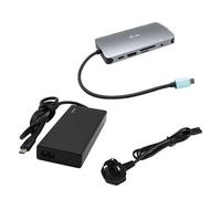 i-tec Metal USB-C Nano Dock HDMI/VGA con LAN + caricatore universale 77 W - Nouvo