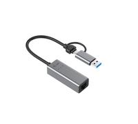 i-tec Metal USB-C/USB-A 2.5Gbps Ethernet Adapter C31METAL25LAN