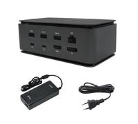 i-tec Metal USB4 Docking station Dual 4K HDMI DP with Power Delivery 80 W + Universal Charger 100 W (I-TEC USB4 DUAL DOCK + CHARGER - PD 80W + UNIVERSAL CHARGER 112W) - Nouvo