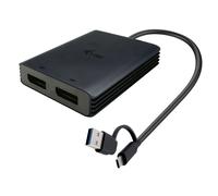 I-TEC USB-A/USB-C DUAL 4K DP VIDEO ADAPT. DUAL4KDP