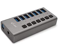 i-tec U3CHARGEHUB7 Caricabatterie per dispositivi mobili Universale Grigio AC Interno