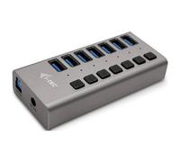 i-tec U3CHARGEHUB7 Hub USB 7 Porte USB-A USB 3.0 5 GBit/s Grigio I-TEC USB 3.0