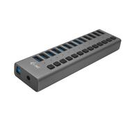 Usb 3.0 charging hub 13 port + power adapter 60 w - hub - 13 porte u3chargehub13