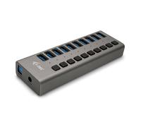 I-Tec Caricabatterie per dispositivi mobili U3CHARGEHUB10 Grigio Interno