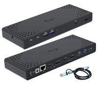 i-tec USB 3.0 / USB-C / Thunderbolt 3 Dual Display Docking Station Gen2 + Power Delivery 100W - Nouvo