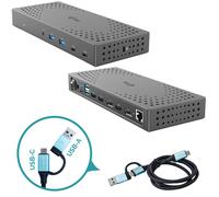 i-tec USB 3.0 / USB-C / Thunderbolt, 3x Docking Station 4K Gen 2 + Power Delivery 100W - Nouvo