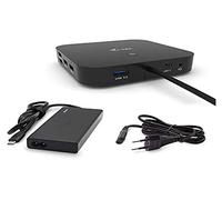 i-tec USB-C Dual Display Docking Station with Power Delivery 65W + Universal Charger 77 W