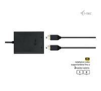 I-Tec Usb-C Dual 4k 60hz Single 8k 30hz Dp Video Adapter C31dual4k60dp Adattator